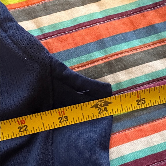 Nike sleeveless jersey blue white rubberized stripes on the side size 2XL - Picture 10 of 12